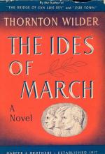 Thornton Wilder, The Ides of March plus an Original Photograph of Thornton Wilder during his visit to Frankfurt in 1957