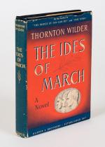 Thornton Wilder, The Ides of March plus an Original Photograph of Thornton Wilder during his visit to Frankfurt in 1957