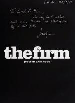 the firm [Inscribed and signed by photographer Jocelyn Bain Hogg 