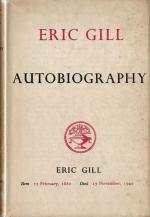 Eric Gill, Autobiography.